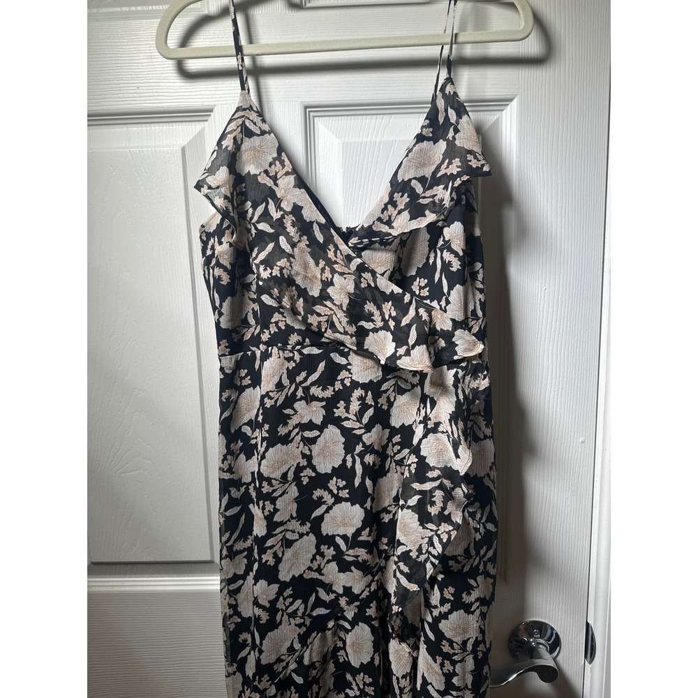 Express Floral Ruffle Maxi Dress - Picture 2 of 7